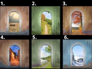 あなたが本当に求めている生き方はコレだ！　1番ひきつけられる扉を直感で選び、その答えであなたの心の奥底を診断します・・