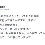 友人から「疲れやストレスが無くなる」「みんなやってる」と吸引を促され『コレ』を吸ってしまった女性の末路・・・。