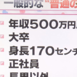 一般的な『普通の男性』の基準に衝撃・・・。これ全部当てはまってる人なんているの!?