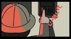 扉を開けた瞬間、お母さんにものすごい勢いで手を引っ張られた女の子。なぜなら・・・「言葉を失う」