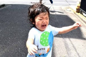 17時頃のスーパーで座り込み泣き叫ぶ2歳くらいの子供。その理由に笑うしかない・・・