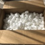 箱と緩衝材を捨てようとしたら「もったいないよ!」と長女が持って行ってしまった。→すると1時間後・・・