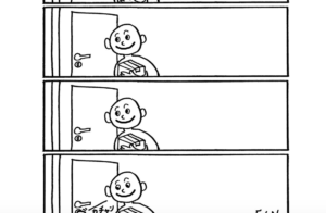 『これに共感できる人は100％やさしい人説。』と投稿された４コマ漫画に共感の嵐！！皆さん、どうですか？