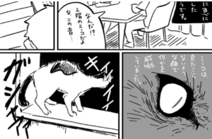 突然、２階で暴れる愛猫の音が。急いで上がってみると・・・その後起きた展開にゾッとする。