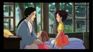 トトロのお見舞いシーン。お母さんのめいとさつきへの対応に賞賛の声！見習いたい・・・