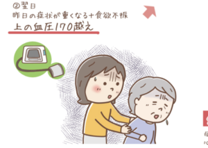 コロナワクチンを接種した翌日、体調が悪化した80代の母。副反応だと思いつつ主治医に連絡すると→思わぬ理由が判明し・・・