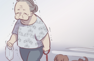 『この間　すごい犬いた』と投稿された一枚の画像。見てみると・・・えぇっ？！