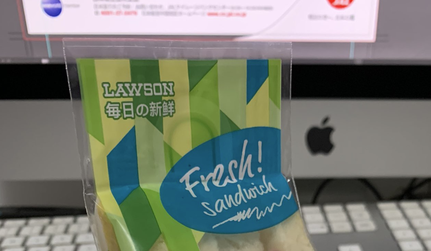 中国のLAWSONで『ハムとチーズのサンドイッチ』を購入したら・・・えっっ！？