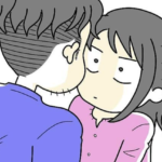 満員電車で遭遇した無精髭の男。キスを迫ってきたため必死で逃げていると隣にいたおじ様が・・・