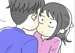 満員電車で遭遇した無精髭の男。キスを迫ってきたため必死で逃げていると隣にいたおじ様が・・・