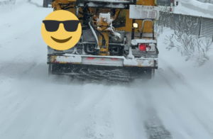 「許せる」除雪車の後ろを走っていたら・・書き込まれたメッセージにほっこり