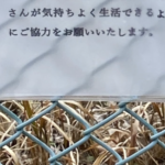 「世も末・・」公園に貼られていた一枚の注意書き。内容に目を疑った。