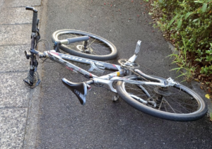 「状況を理解するのに数十秒かかった。」自転車で走っていたら頭に何かが当たり転倒。見てみたら・・・ひぇっ