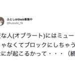 「Twitterで変な人をブロックにしてしまうと、、」続く実体験エピソードに・・ひぇぇぇえ