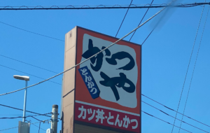 ここの「かつや」かなり挑戦的・・この罠は脱出できそうにない（笑）